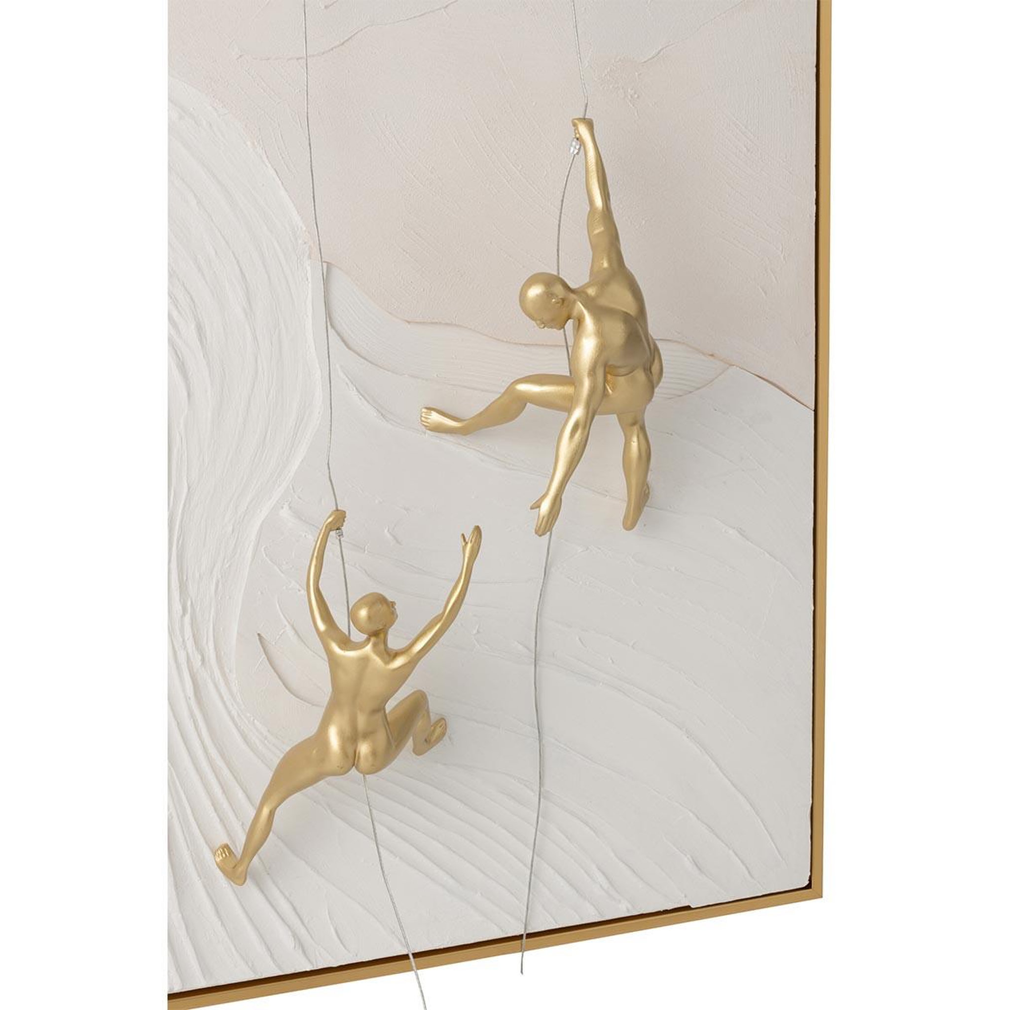 Voir la diapositive 3 : J-LINE Tableau déco  men hanging  80x120cm multicolore