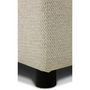 Voir la diapositive 2 : MARKET24 Canapé d'angle convertible panoramique PHARELL 5/6 places - Tissu beige - Coffre de rangement - L297 x P155 x H85 cm