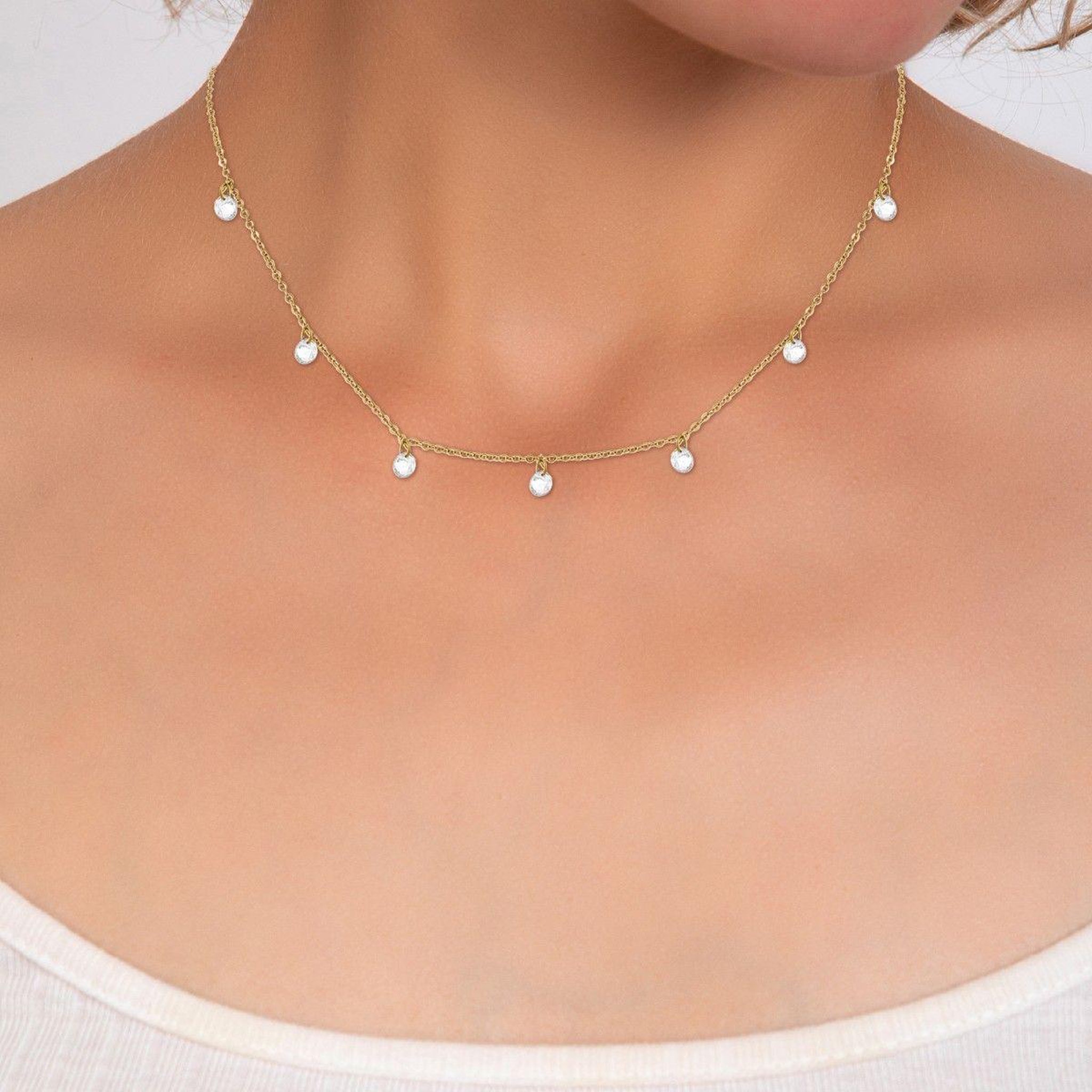 Voir la diapositive 2 : SC BOHEME Collier SC Bohème orné de Zirconium