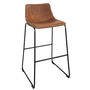 Voir la diapositive 2 : Paris Prix Lot de 2 Tabourets de Bar  Indus  93cm Marron