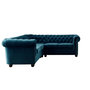 Voir la diapositive 5 : LISA DESIGN William - canapé chesterfield d'angle réversible - 5 places - en velours
