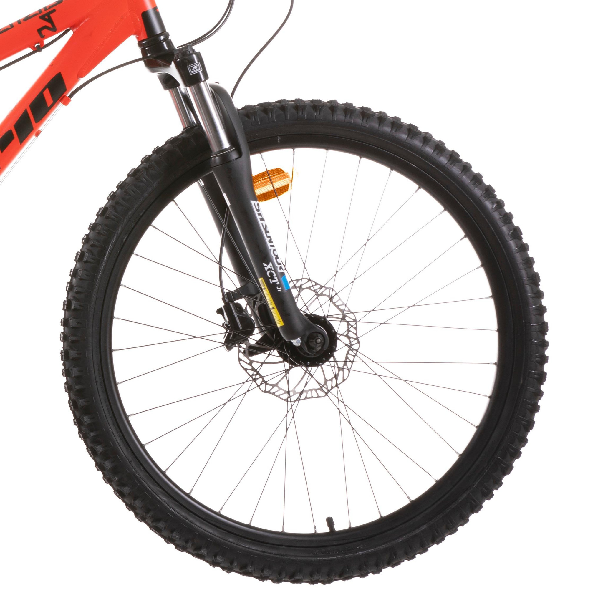 Voir la diapositive 2 : Vélo VTT 24 pouces Telescopique - Cadre Alu. - 24 Vit. - Freins à disque Hydrauliques + Transmission Shimano M310