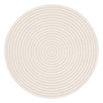 SWEEEK Tapis rond intérieur motifs cercles en relief crème Ø160cm