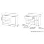 Voir la diapositive 2 : Meuble rangement de cuisine compact LIKE