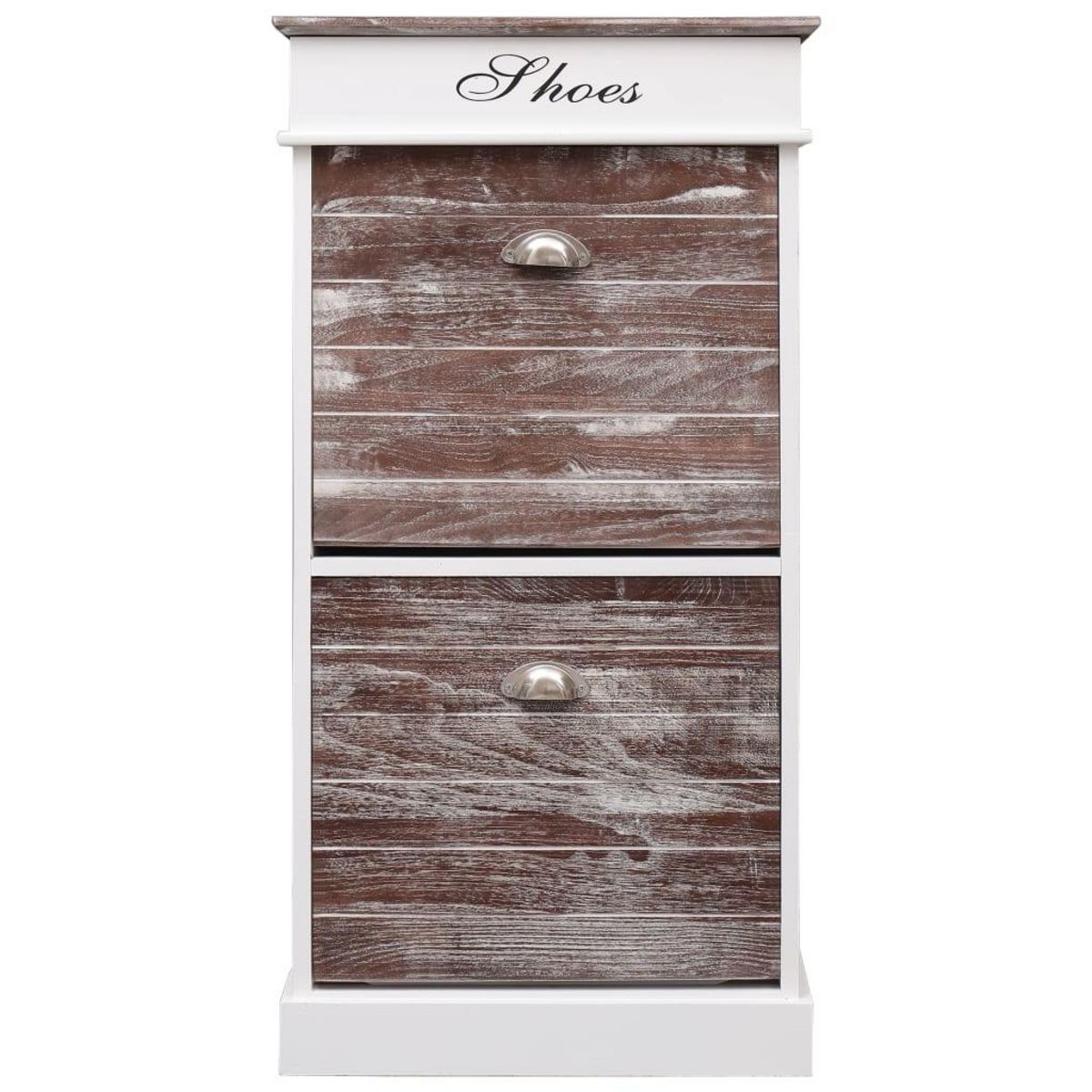 VIDAXL Armoire a chaussures Marron 50 x 28 x 98 cm Bois de Paulownia