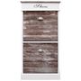 Voir la diapositive 2 : VIDAXL Armoire a chaussures Marron 50 x 28 x 98 cm Bois de Paulownia