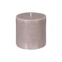  Bougie Cylindrique  Rustic  10cm Taupe