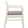 Voir la diapositive 4 : VIDAXL Salon de jardin 3 pcs Plastique Blanc