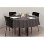 Voir la diapositive 4 : ATMOSPHERA Nappe Antitache Ronde  Unie  180cm Ardoise