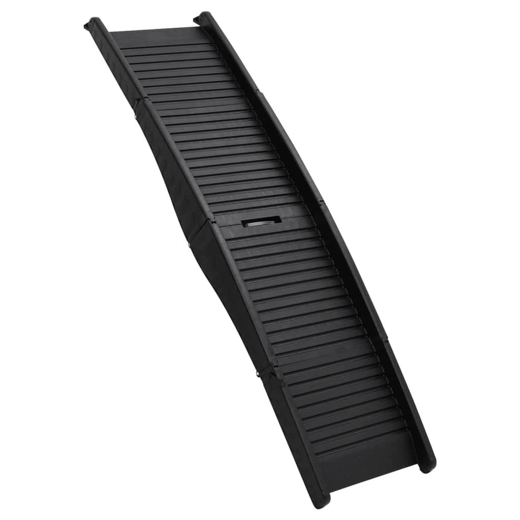 VIDAXL Rampe pliable pour chien noir 153x40x12,5 cm plastique