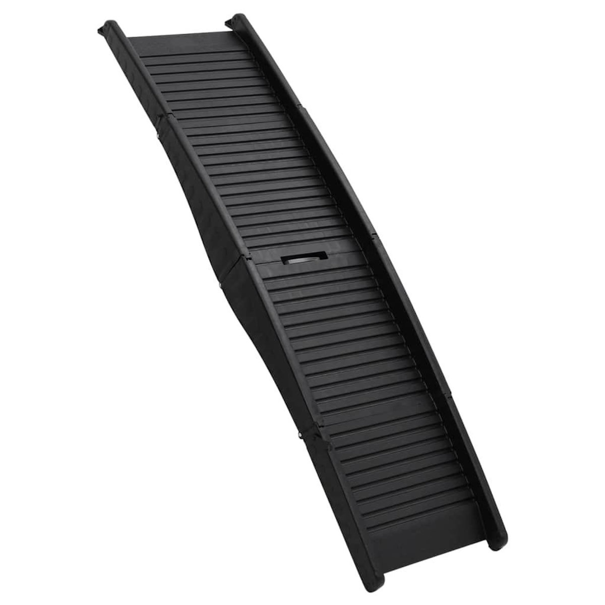 VIDAXL Rampe pliable pour chien Noir 153x40x12,5 cm Plastique