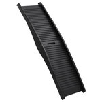 VIDAXL Rampe pliable pour chien Noir 153x40x12,5 cm Plastique