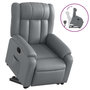 Voir la diapositive 2 : VIDAXL Fauteuil inclinable Gris Similicuir