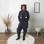 Voir la diapositive 3 : Paris Prix Combinaison Pyjama Adulte  Chat  Noir