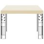 Voir la diapositive 2 : VIDAXL Belvedere a montage mural 3x3x2,5 m Creme