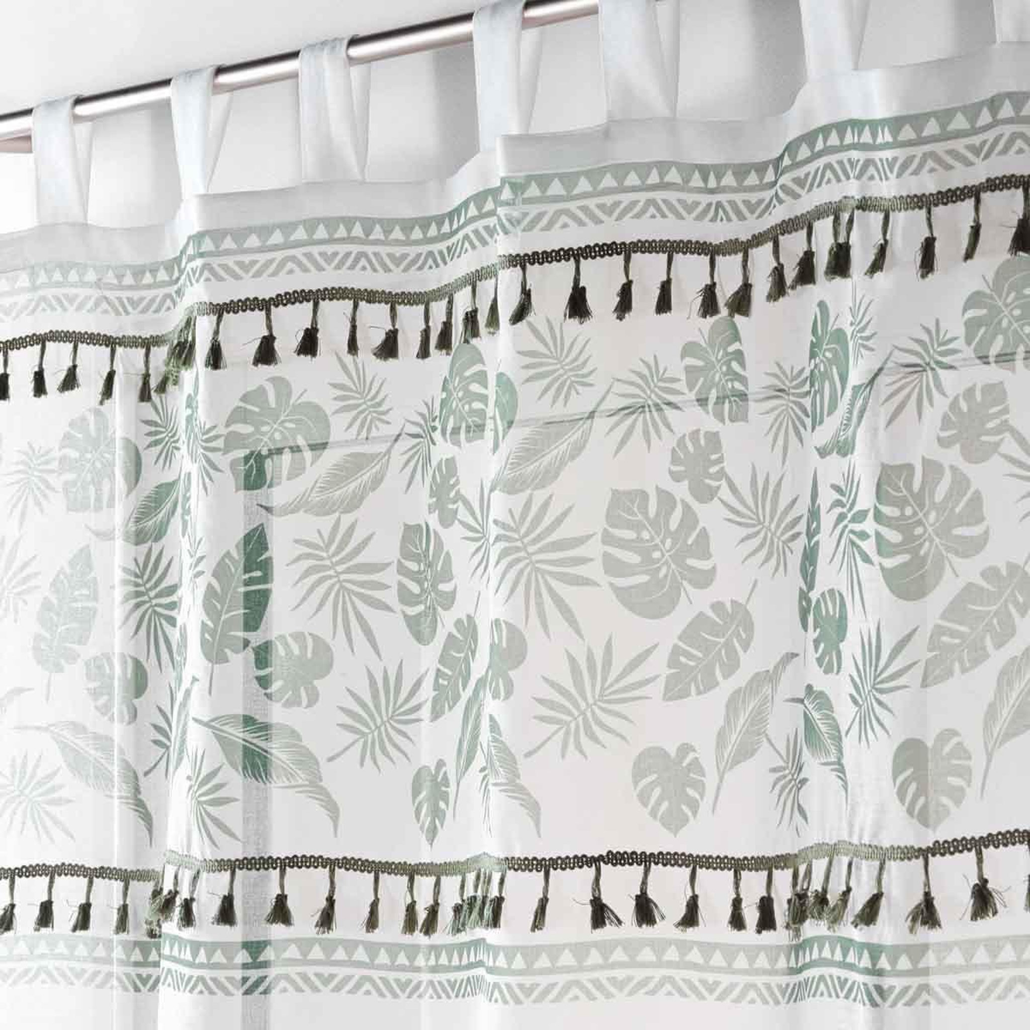 Voir la diapositive 2 : Douceur d'Intérieur Rideau voilage à passants  milagreen  140x240cm blanc