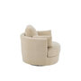 Voir la diapositive 3 : Paris Prix Fauteuil Pivotant  Swiv  109cm Beige Clair