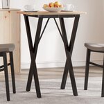 VIDAXL Pieds de table a manger cadre en X 40x40x73 cm acier