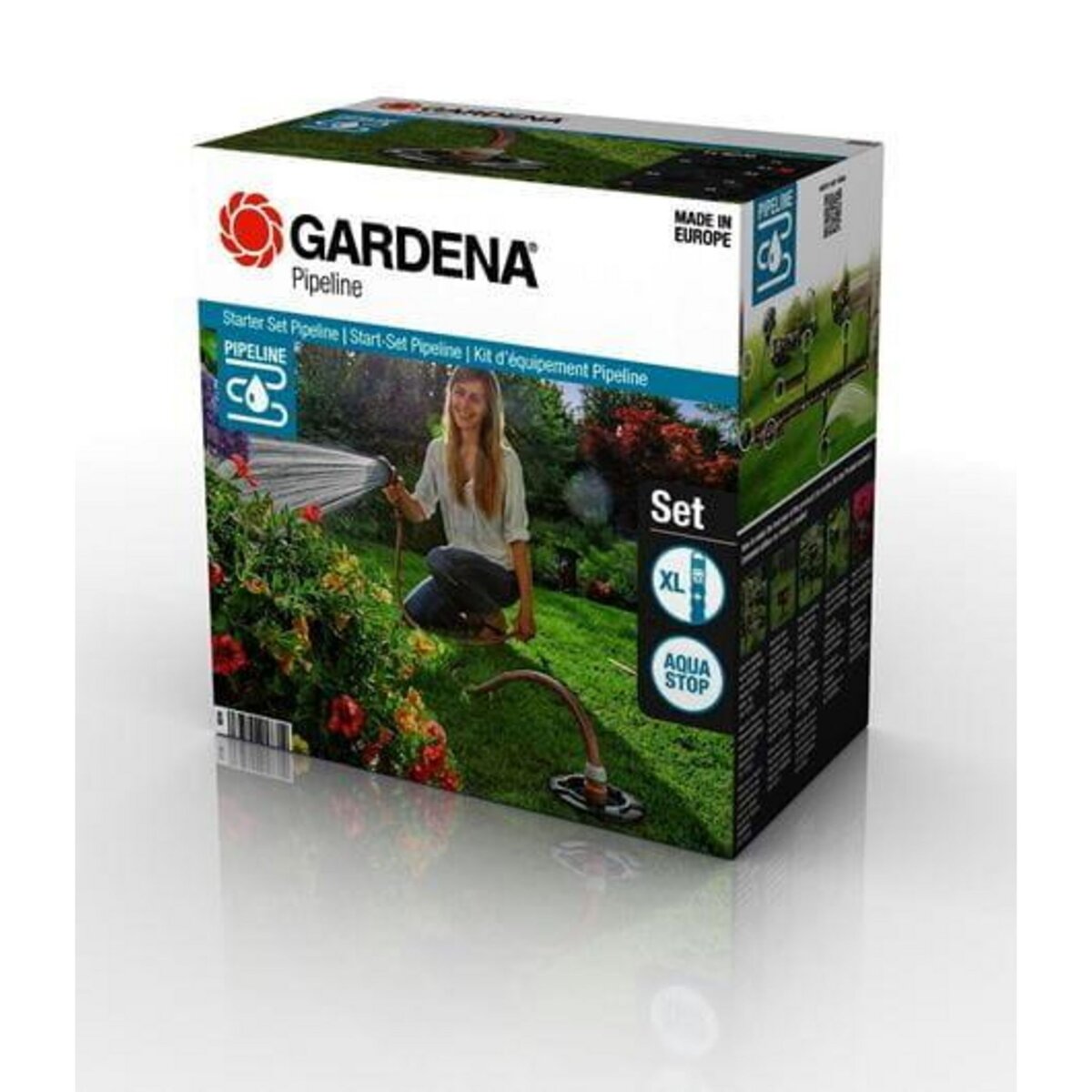 Gardena Kit de démarrage Pipeline pour l'arrosage du jardin