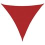 Voir la diapositive 2 : VIDAXL Voile d'ombrage 160 g/m^2 Rouge 4x4x4 m PEHD