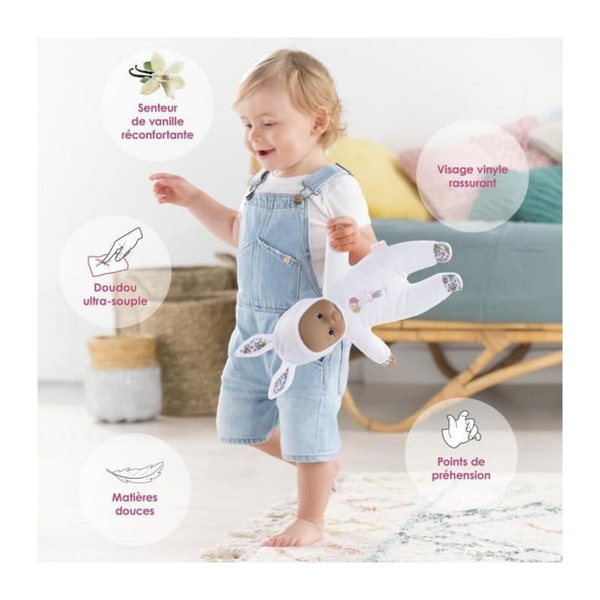 Corolle Poupon Pti'Cœur Lapin Blanc