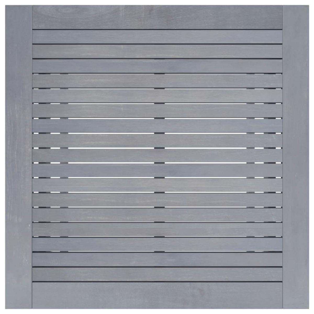 VIDAXL Table a dîner de jardin Gris 88x88x74 cm Bois d'acacia massif