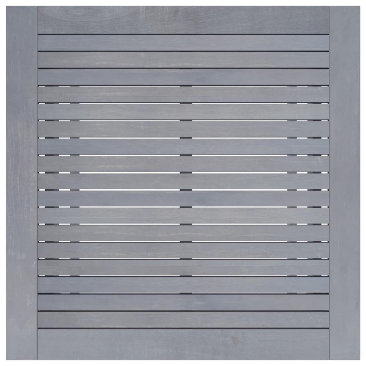 VIDAXL Table a dîner de jardin Gris 88x88x74 cm Bois d'acacia massif