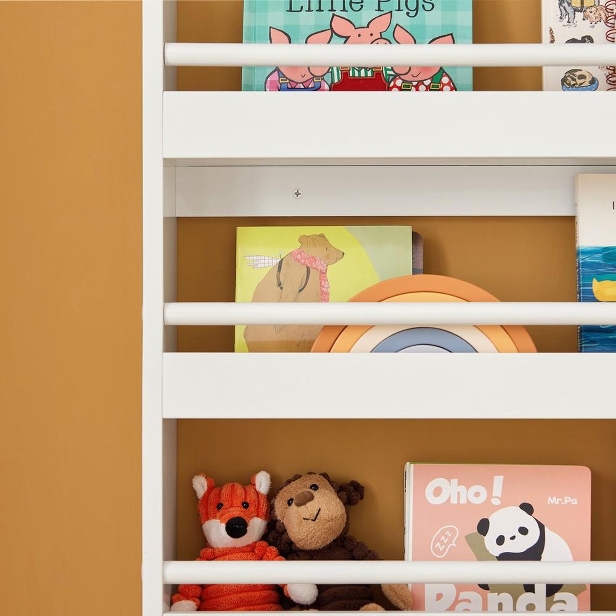 Voir la diapositive 4 : SOBUY SoBuy - Bibliothèque Enfant à 3 étagères - Nordique - KMB08-K