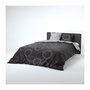Voir la diapositive 3 : VISION VISION Parure de couette Lenny - 100% coton - 1 housse de couette 220 x 240 cm + 2 taies d'oreiller 65 x 65 cm - Gris anthracite