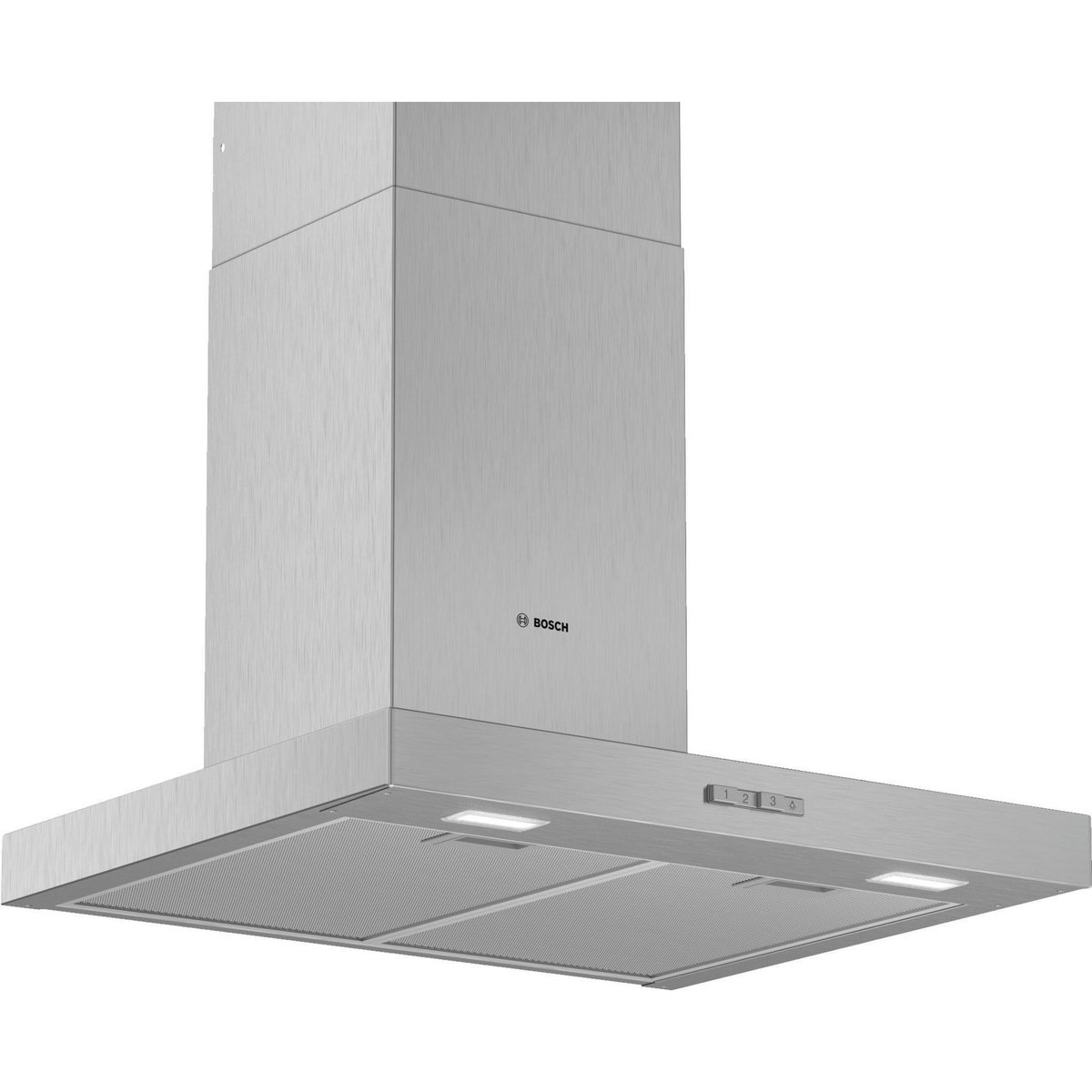 BOSCH Hotte décorative murale 60cm 63db 340m3/h inox - dwb64bc50