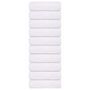 Voir la diapositive 1 : VIDAXL Gants de toilette 10 pcs blanc 15x21 cm 360 g m² 100% coton
