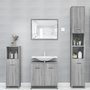 Voir la diapositive 1 : VIDAXL Armoire de bain Sonoma gris 30x30x183,5 cm Bois d'ingenierie
