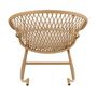 Voir la diapositive 4 : Paris Prix Fauteuil à Bascule Design  Zayo  107cm Beige
