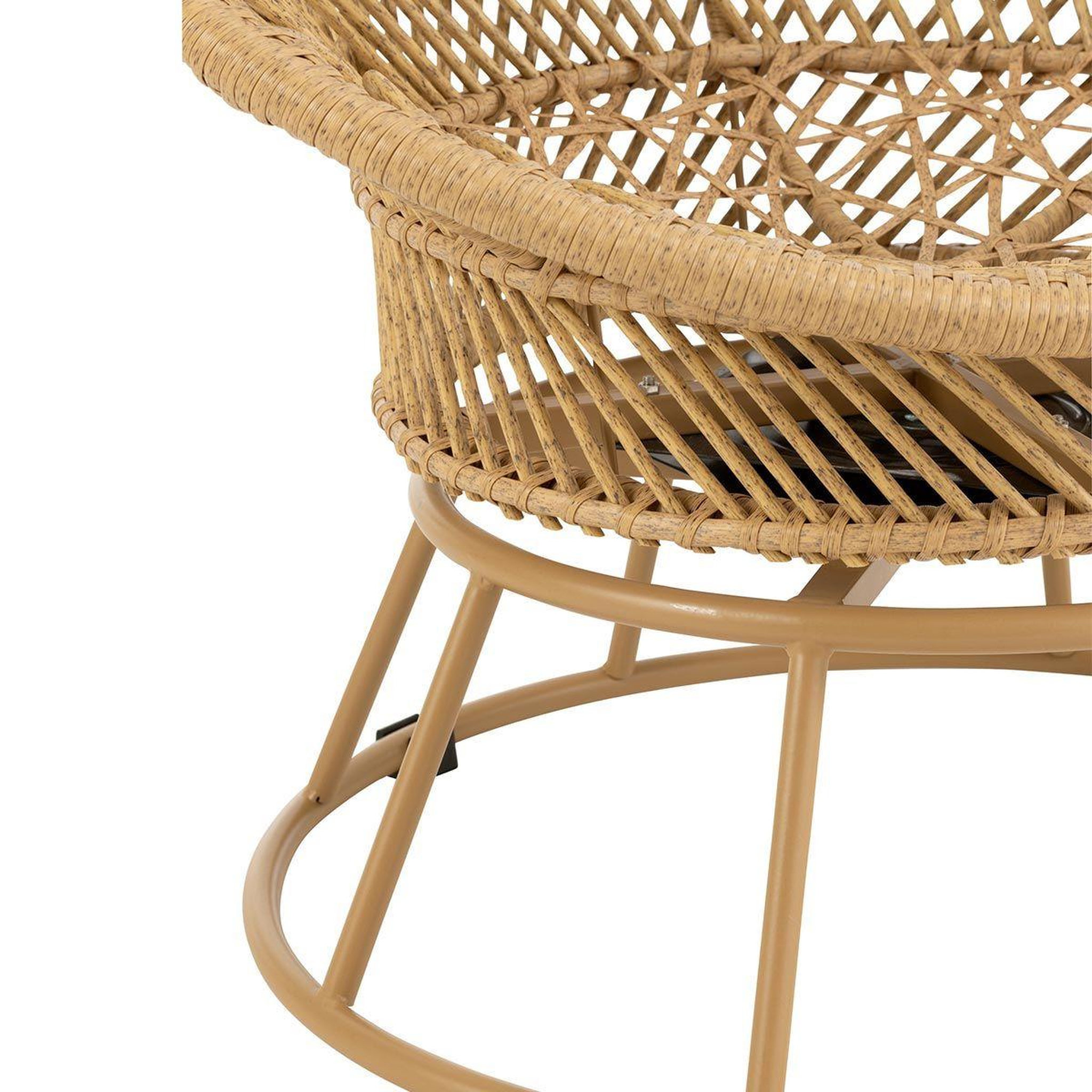 Voir la diapositive 5 : J-LINE Fauteuil design  zayo  100cm beige