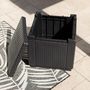 Voir la diapositive 5 : ALLIBERT by KETER Keter Pouf de rangement Cube Graphite 213816 422801