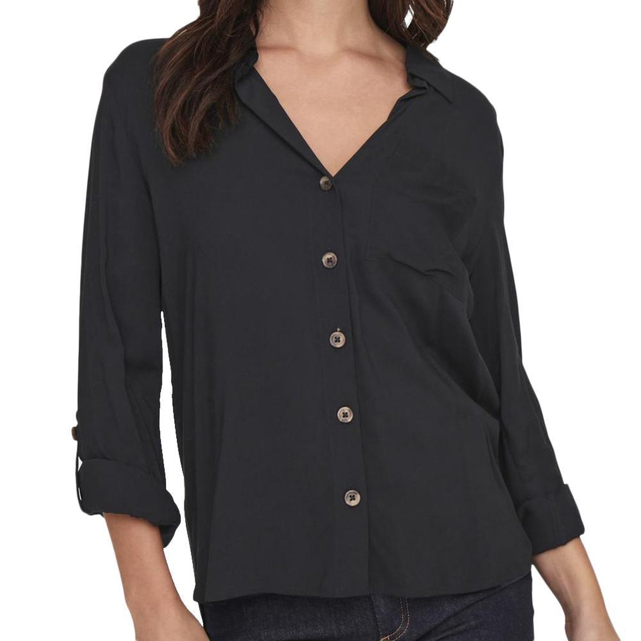 JACQUELINE DE YONG Chemise noir femme jdy laurel. Coloris disponibles : Noir