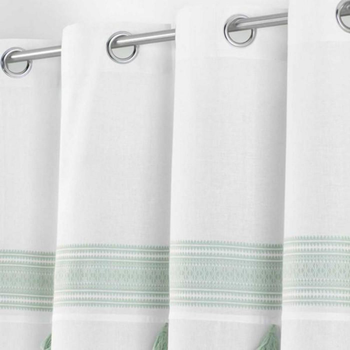 Paris Prix Rideau à Œillets  Amaya  140x240cm Menthe