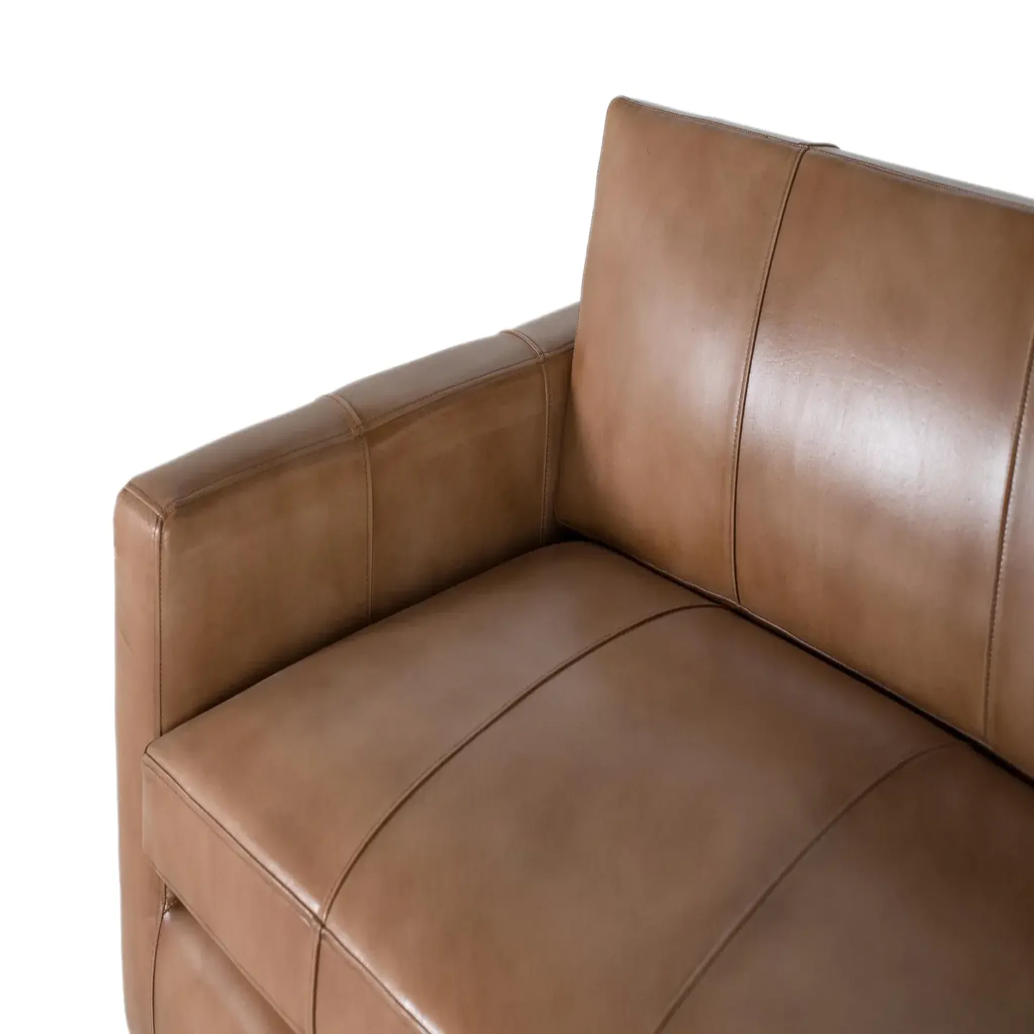 Voir la diapositive 4 : GINER Y COLOMER SL Canapé en cuir 220cm style vintage moderne