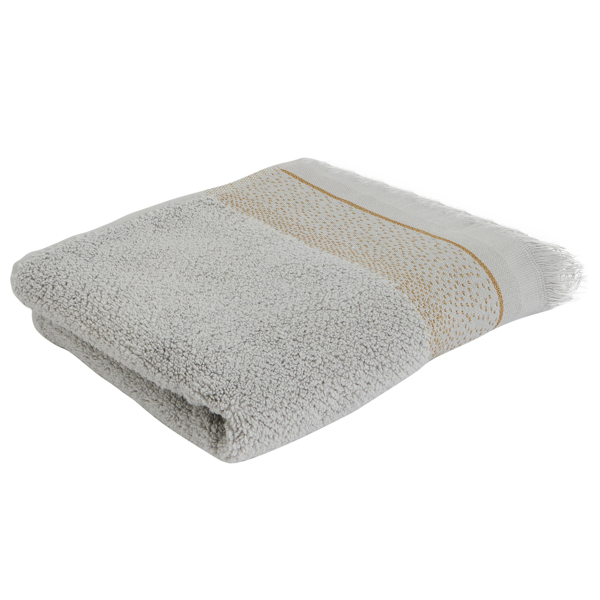 Voir la diapositive 1 : ACTUEL Serviette invité unie en coton qualité zéro twist 500 g/m²