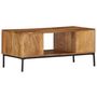 Voir la diapositive 4 : VIDAXL Table basse 90x45x40 cm Bois de manguier massif