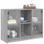Voir la diapositive 5 : VIDAXL Buffet sonoma gris 102x37x75,5 cm bois d'ingenierie