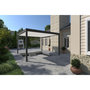 Voir la diapositive 2 : Pergola Bioclimatique autoportée 4x4 m - Aluminium - Anthracite/blanc - VS OmBREA®