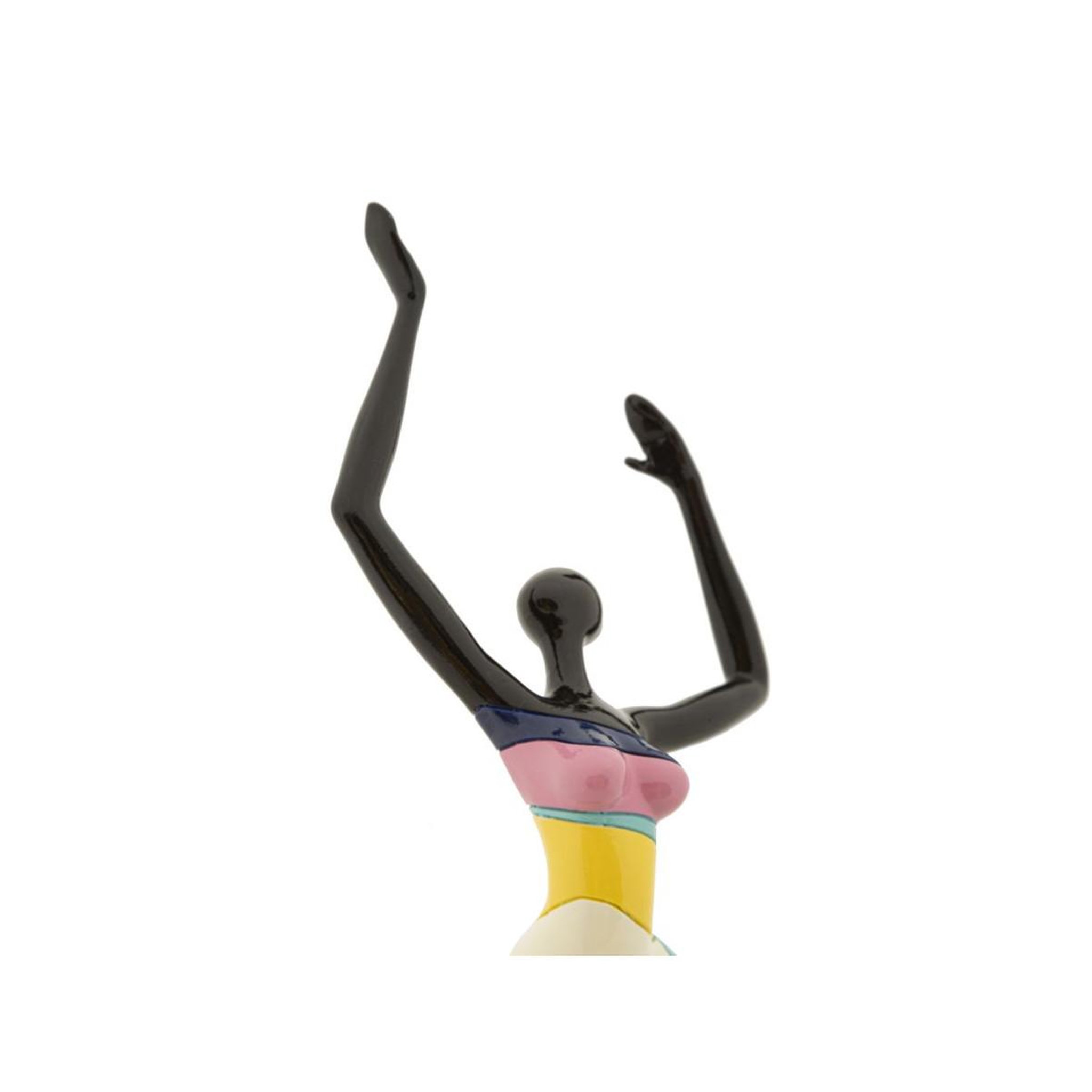 Voir la diapositive 4 : Paris Prix Statuette Femme Danseuse  Rubic  38cm Multicolore
