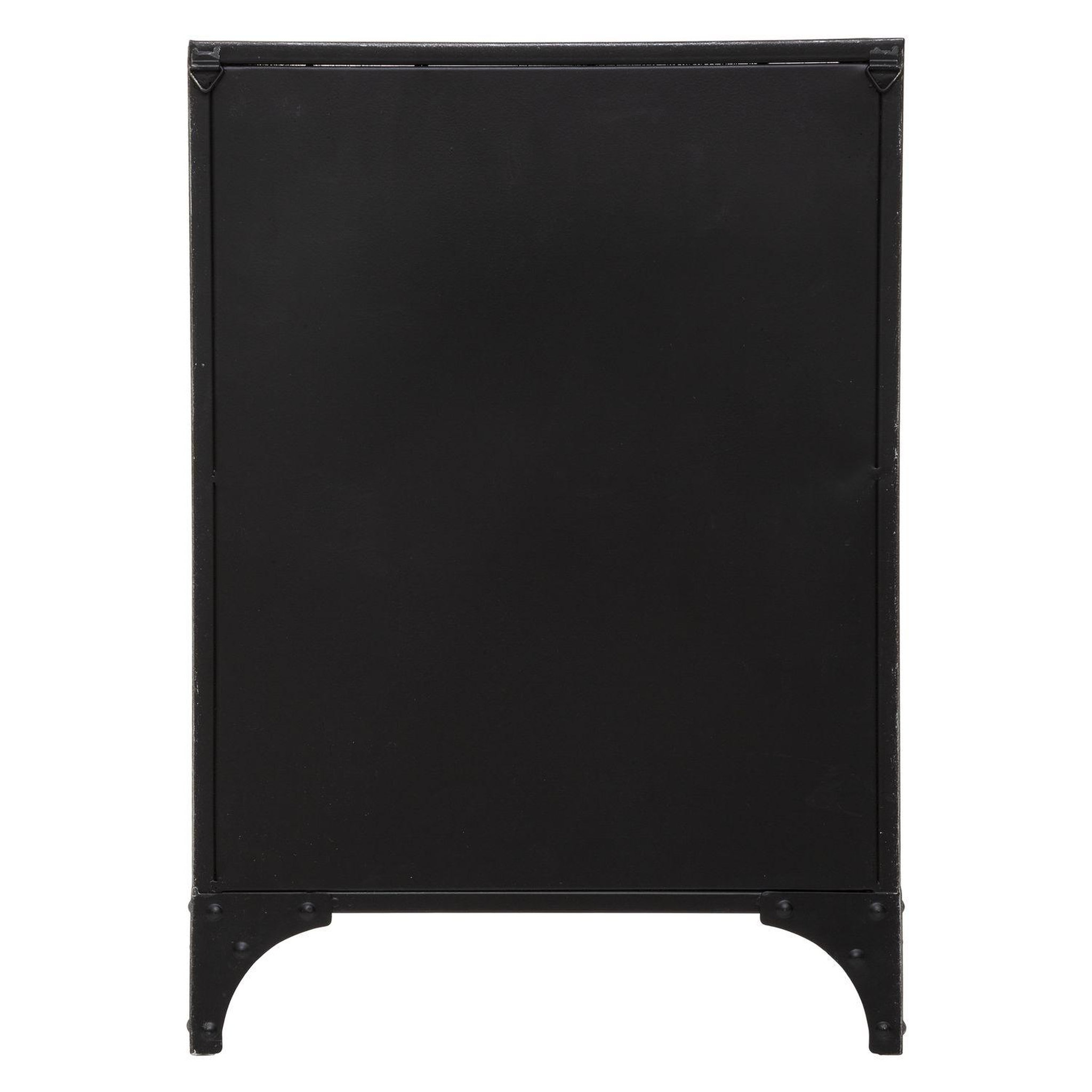 Voir la diapositive 3 : ATMOSPHERA Table de chevet 1 porte Sevin - Gris anthracite