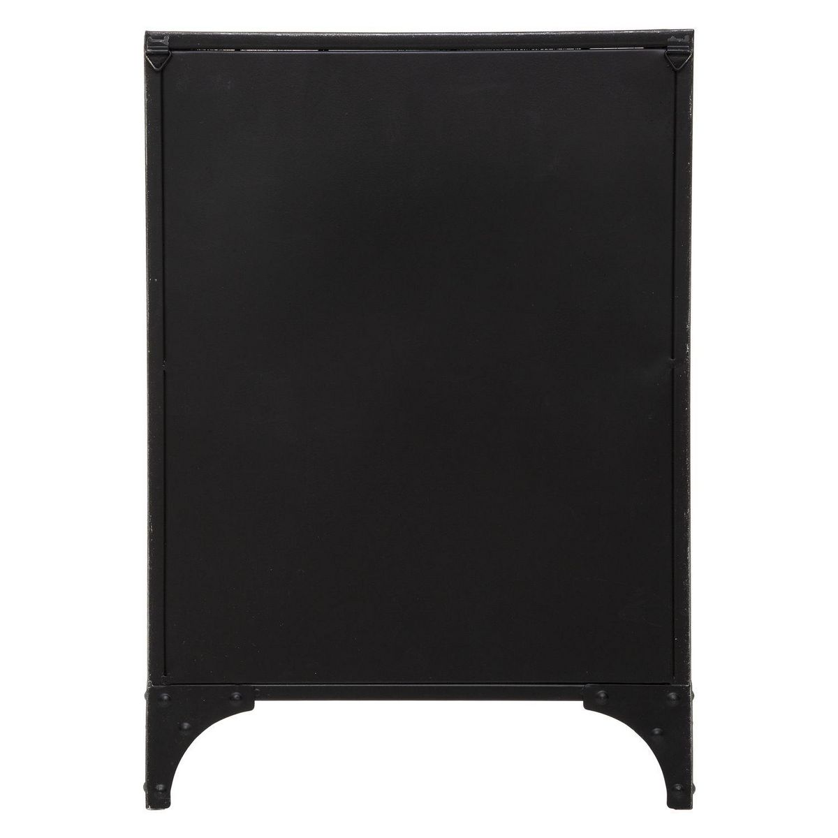 ATMOSPHERA Table de chevet 1 porte Sevin - Gris anthracite