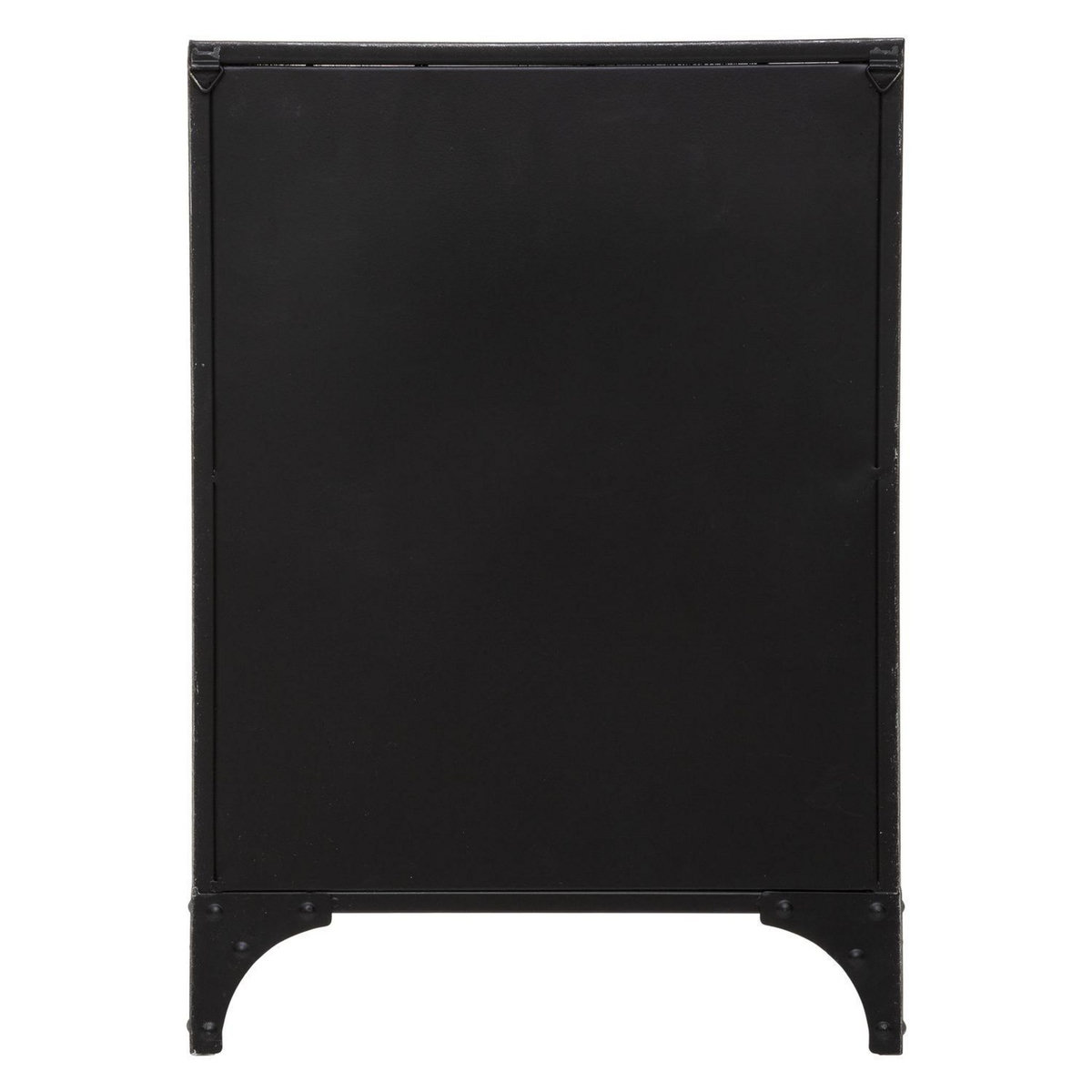 ATMOSPHERA Table de chevet 1 porte Sevin - Gris anthracite