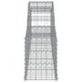Voir la diapositive 5 : VIDAXL Paniers a gabions arques 7 pcs 300x30x40/60 cm fer galvanise