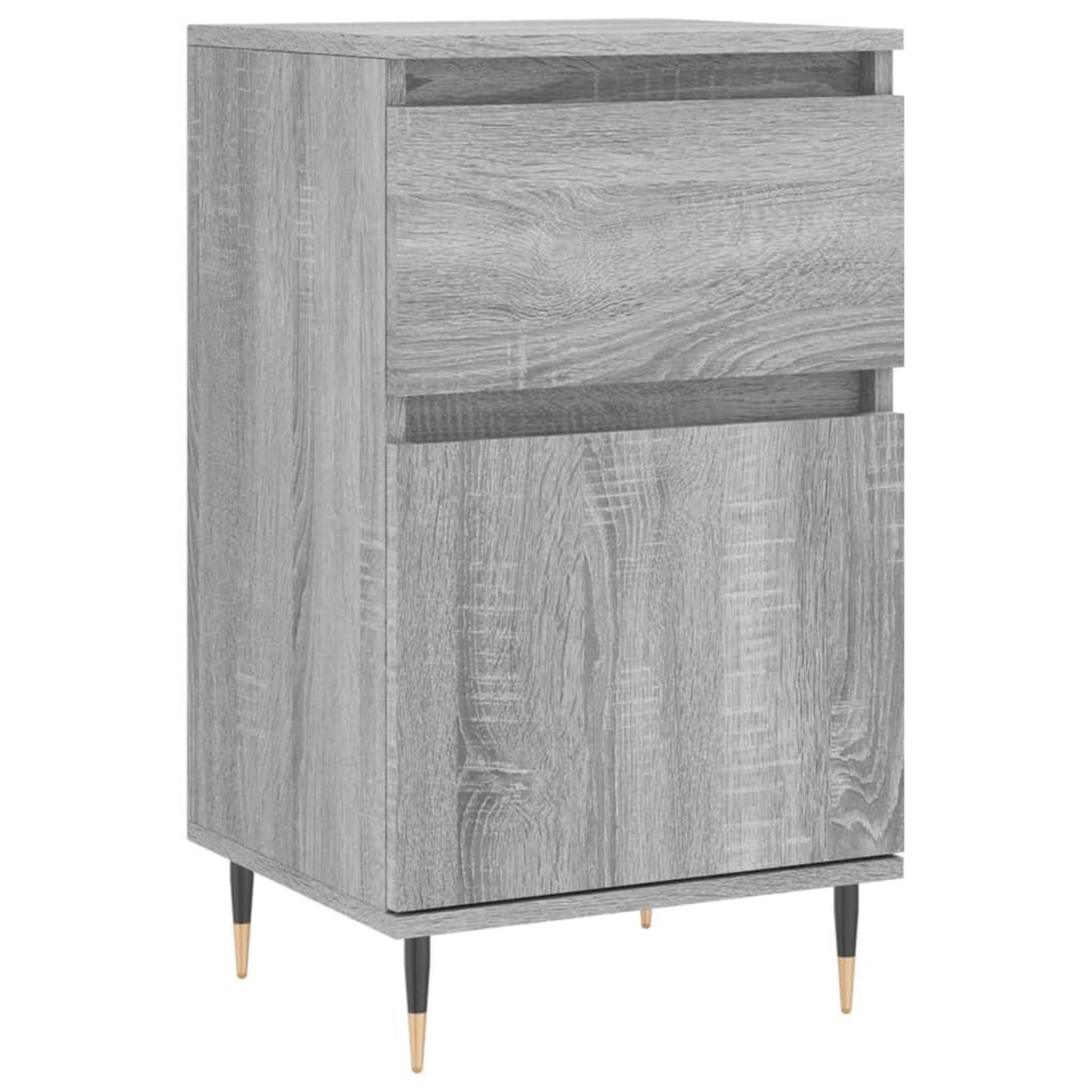 Voir la diapositive 5 : VIDAXL Buffets 2 pcs sonoma gris 40x35x70 cm bois d'ingenierie