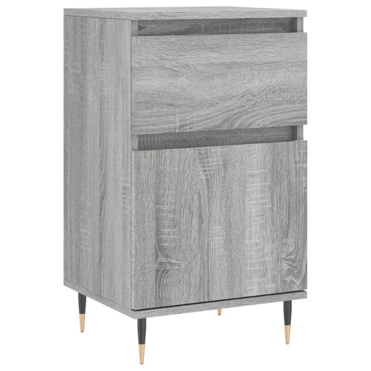 VIDAXL Buffets 2 pcs sonoma gris 40x35x70 cm bois d'ingenierie