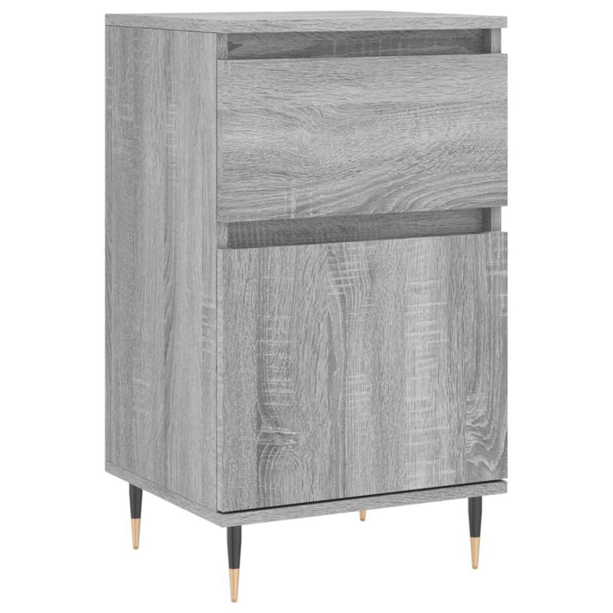 VIDAXL Buffets 2 pcs sonoma gris 40x35x70 cm bois d'ingenierie